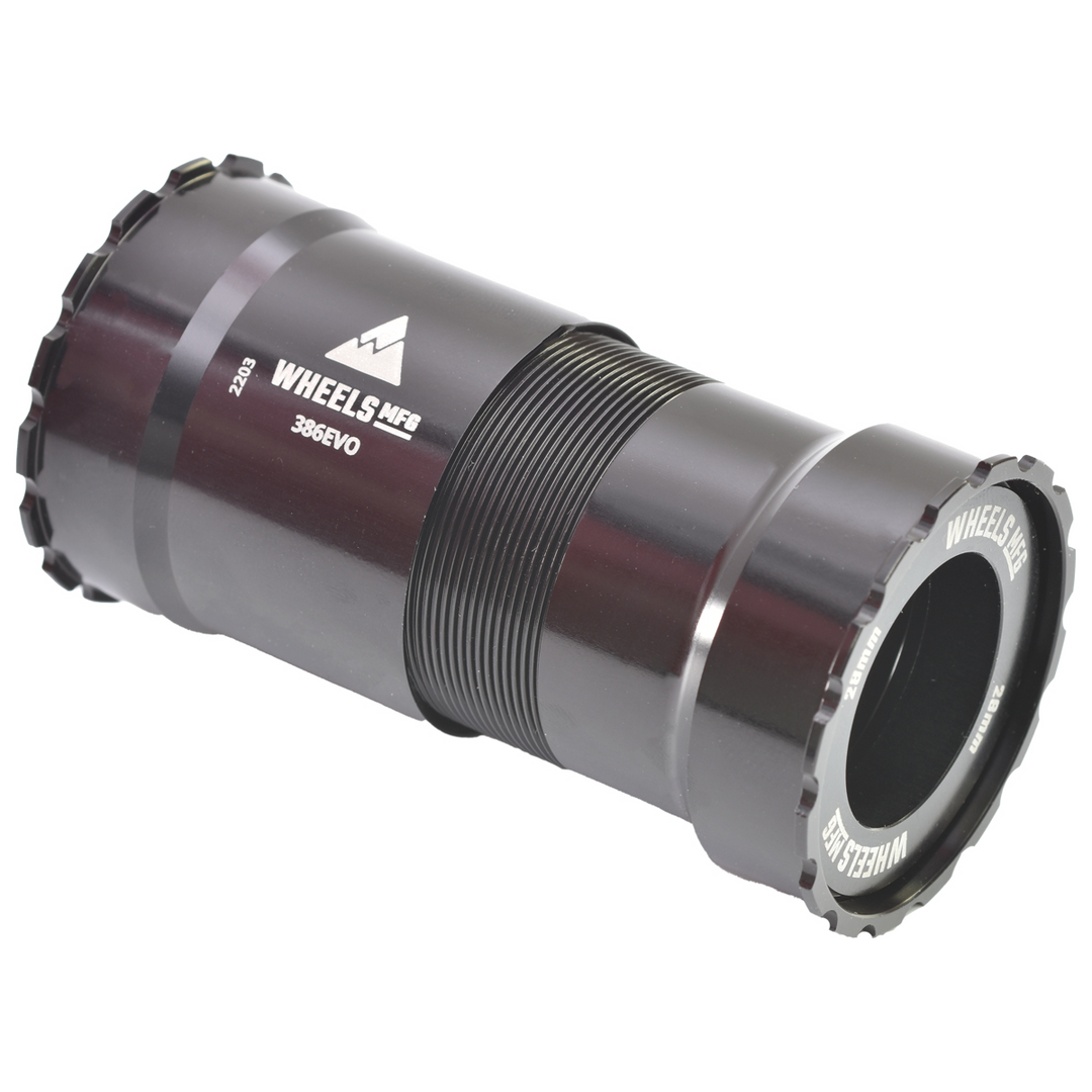 Wheels MFG 386EVO 28/30mm Thread Together Bottom Bracket ABEC-3
