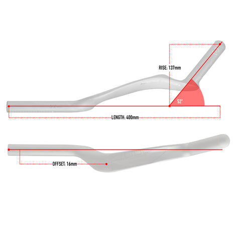 Profile Design 52 ASC Carbon Aerobar Extensions