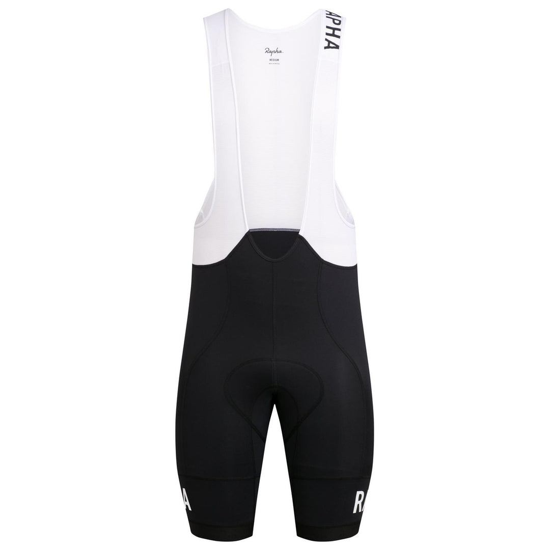 MEN'S PRO TEAM TRAINING BIB SHORTS BLACK/WHITE