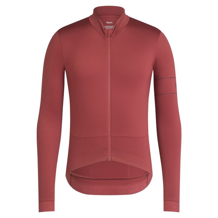 Rapha MEN'S PRO TEAM LONG SLEEVE THERMAL JERSEY - RUST