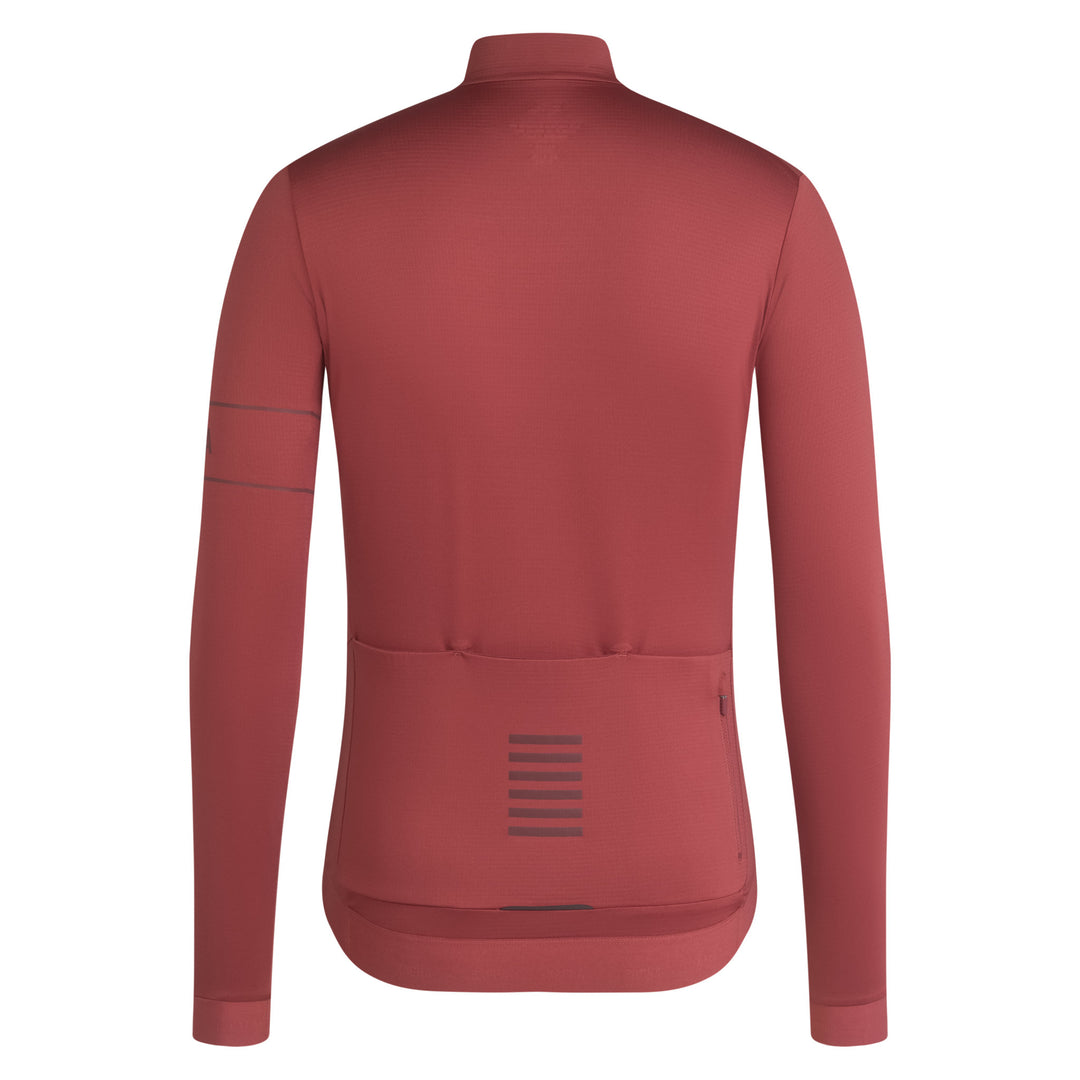 Rapha MEN'S PRO TEAM LONG SLEEVE THERMAL JERSEY - RUST