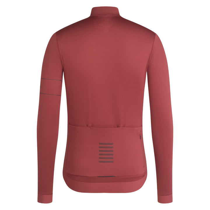 Rapha MEN'S PRO TEAM LONG SLEEVE THERMAL JERSEY - RUST