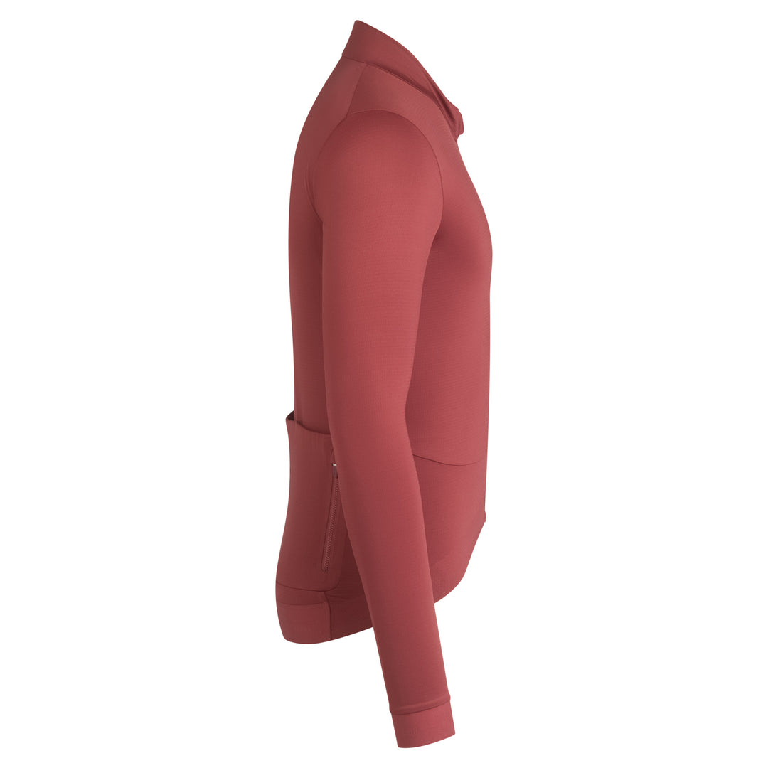 Rapha MEN'S PRO TEAM LONG SLEEVE THERMAL JERSEY - RUST