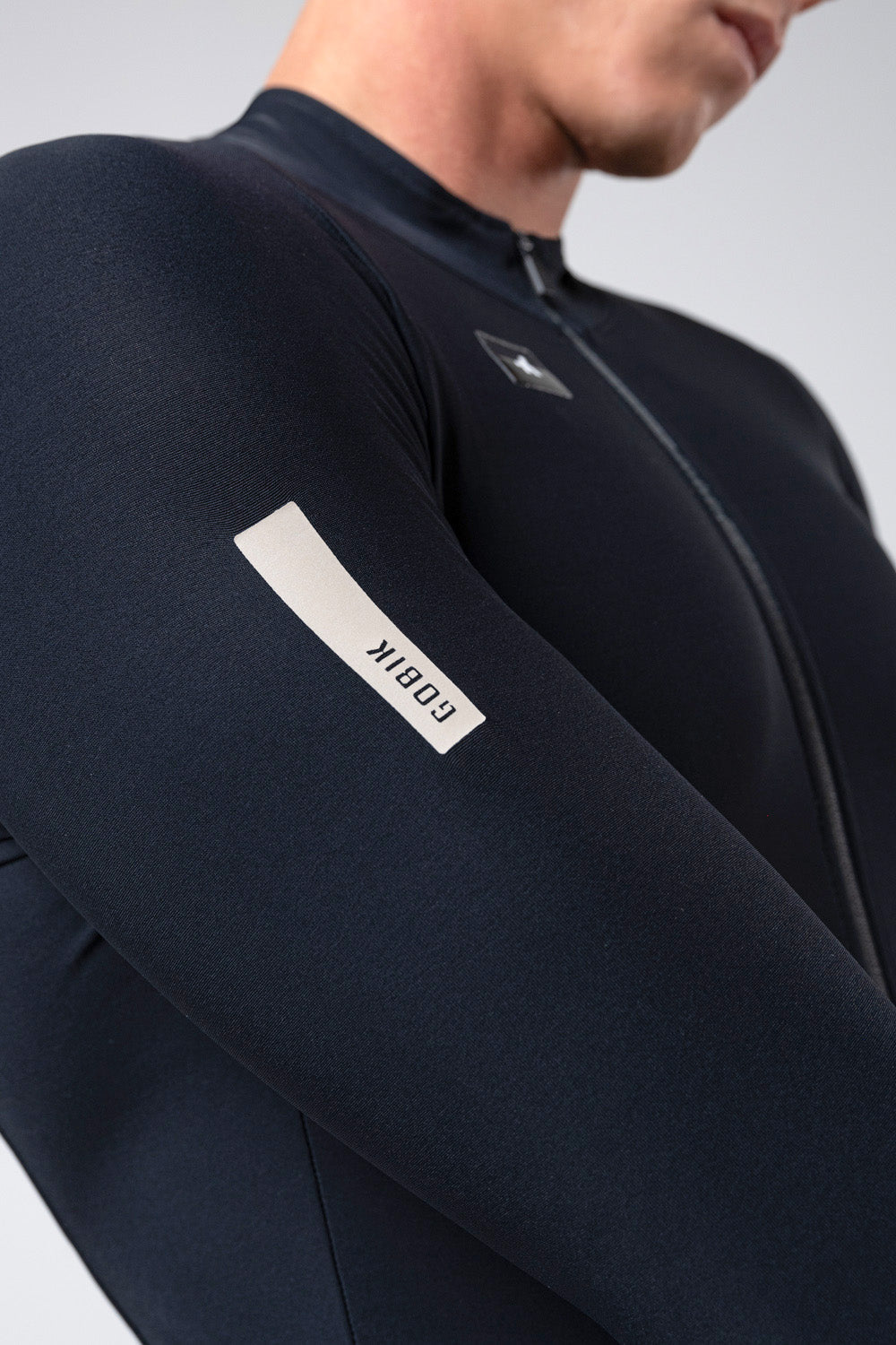 Gobik Pacer Solid 2.0 Long Sleeve Jersey Jasper - detail