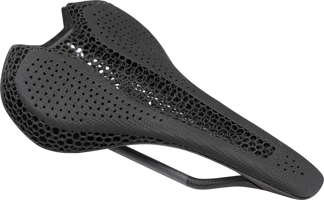 Specialized S-Works Romin Evo with Mirror Saddle in black, three-quarter view