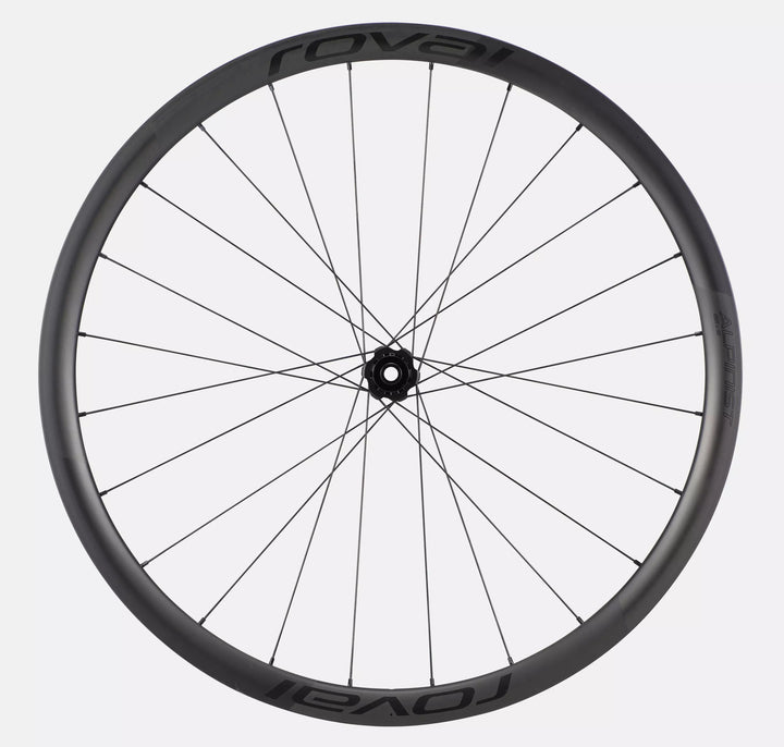 Roval Alpinist CL II carbon clincher wheel in Satin Carbon/Satin Black, view 6