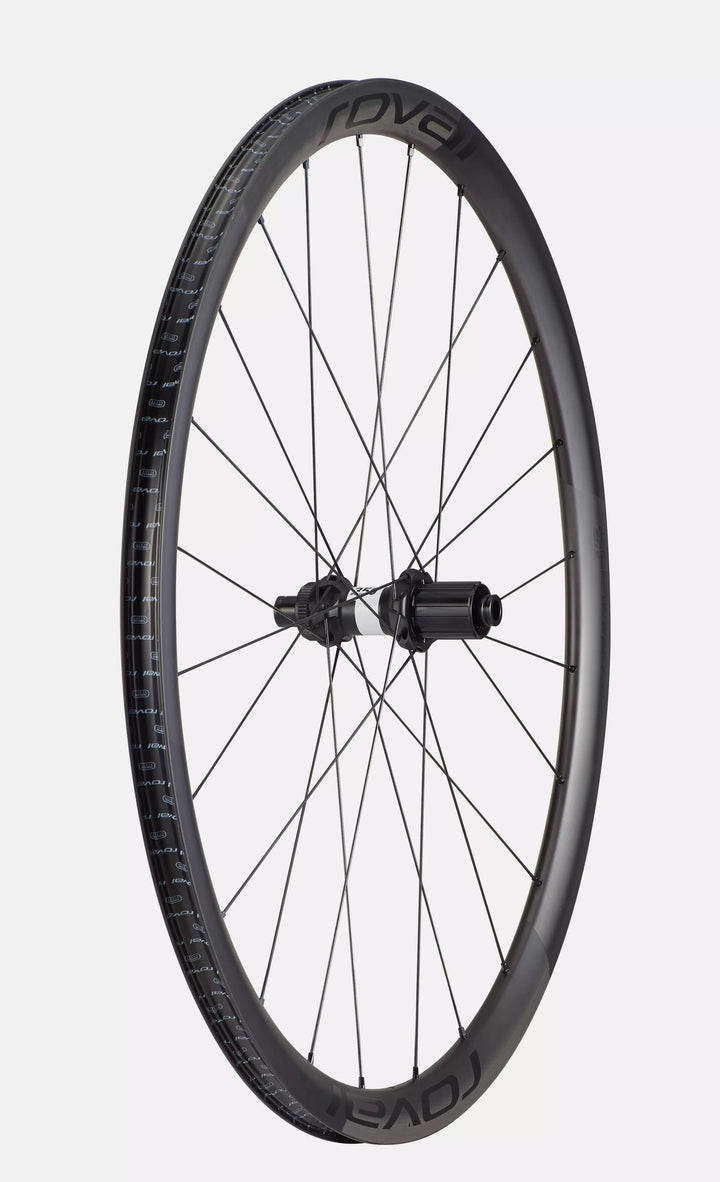 Roval Alpinist CL II carbon clincher wheel in Satin Carbon/Satin Black, view 5