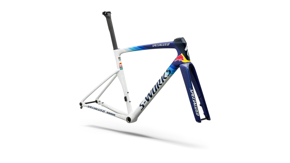 S-Works Tarmac SL9 Team Replica frameset, Red Bull - BORA - hansgrohe colourway, front view