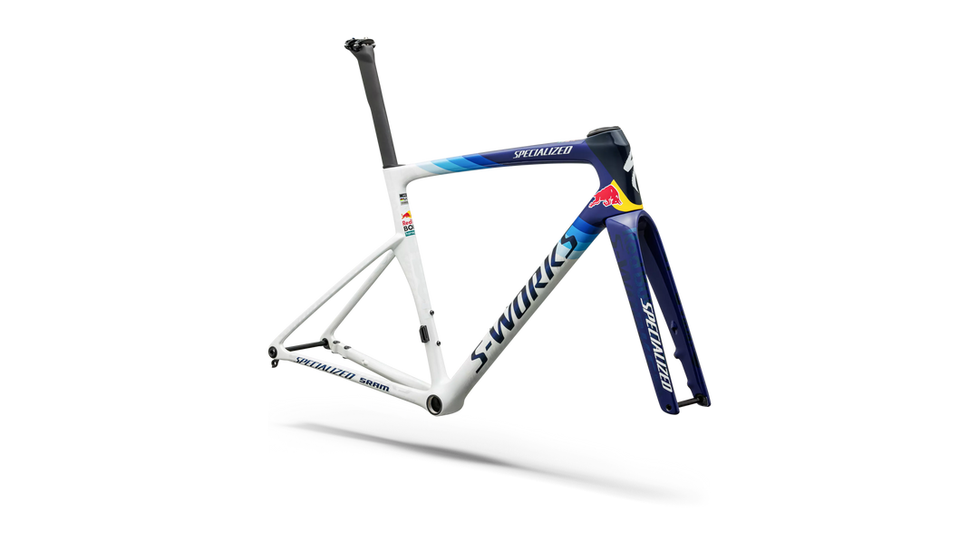 S-Works Tarmac SL9 Team Replica frameset, Red Bull - BORA - hansgrohe colourway, front view