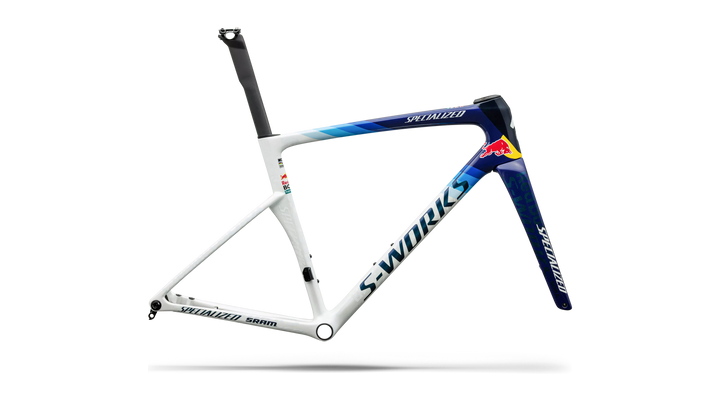 S-Works Tarmac SL9 Team Replica frameset, Red Bull - BORA - hansgrohe colourway, side profile