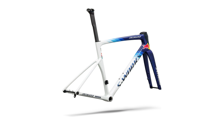 S-Works Tarmac SL9 Team Replica frameset, Red Bull - BORA - hansgrohe colourway, rear view