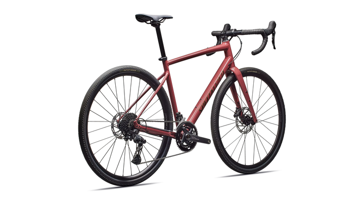 Specialized Diverge 3 Alloy gravel bike in Gloss Spice/Gunmetal, rear view