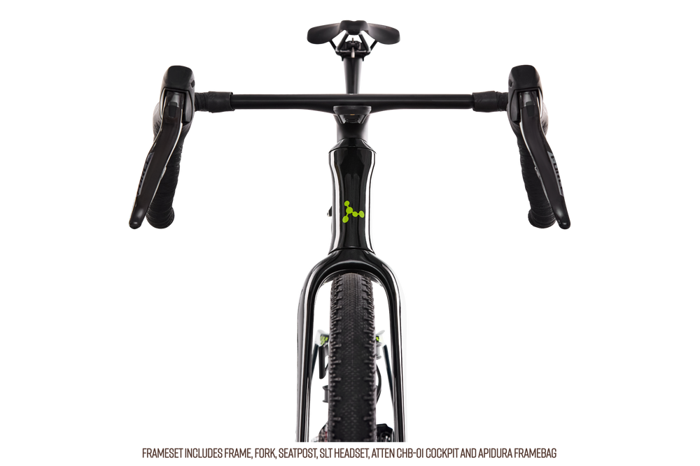 Argon 18 Anti Matter Frameset, Sea Foam / Neon, front view