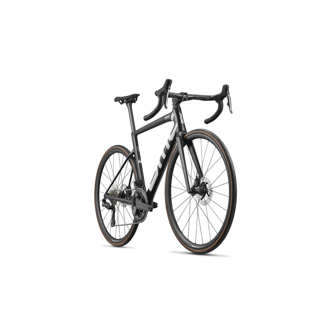 BMC Teammachine SLR One Ultegra Di2 road bike in Black, side profile