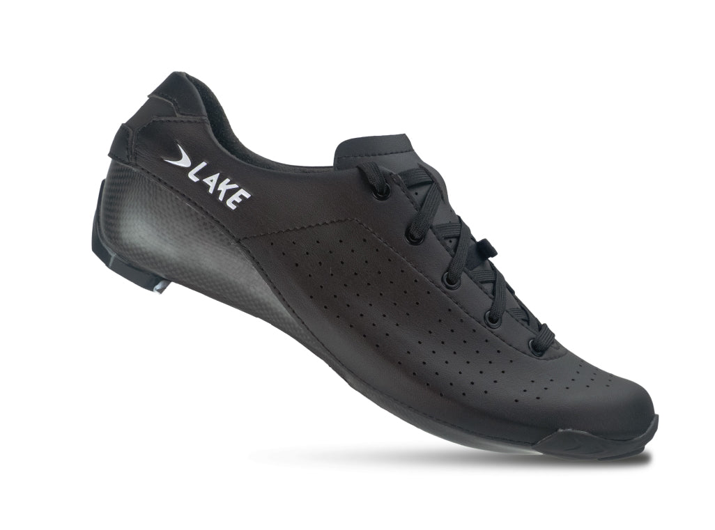 Lake CX400L Cycling Shoe - Black/White