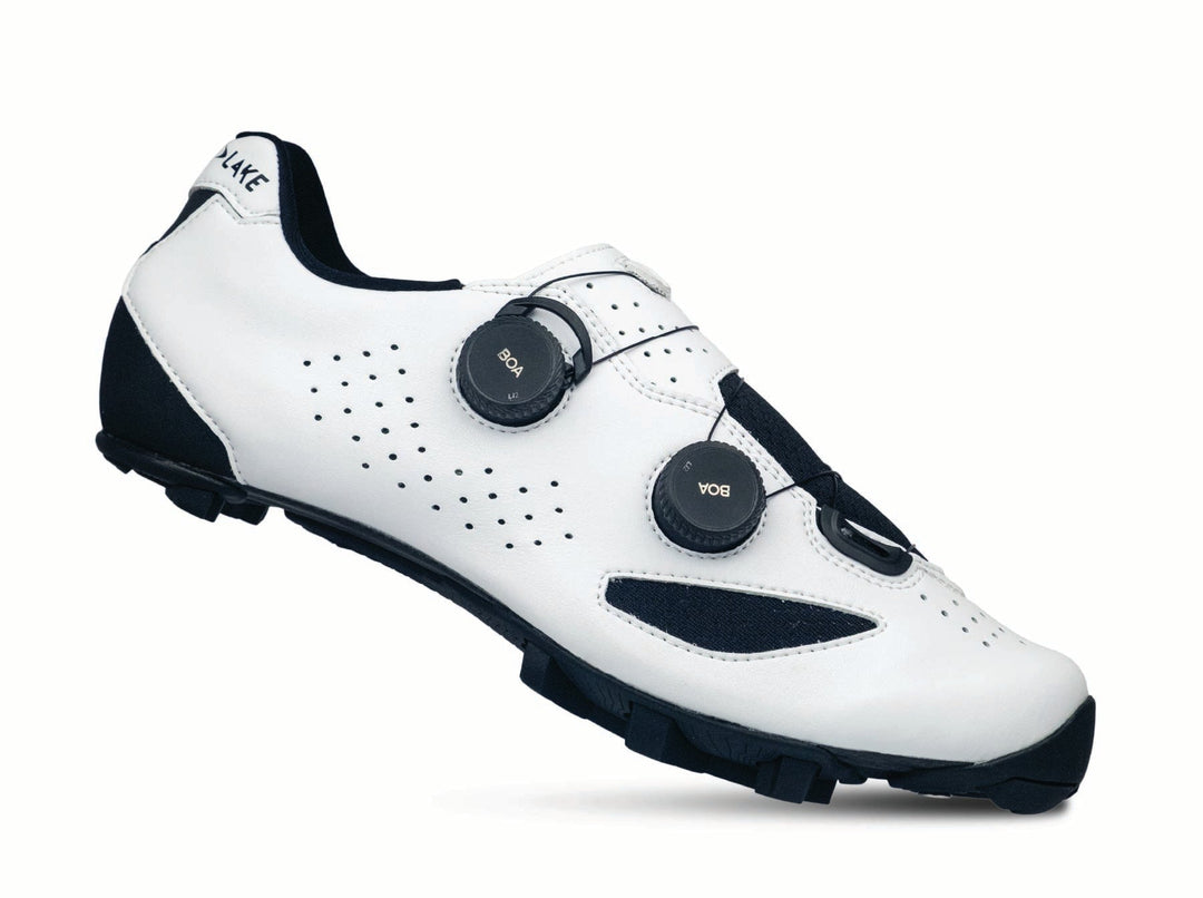 Lake MX239 Gravel Shoe - White/Black