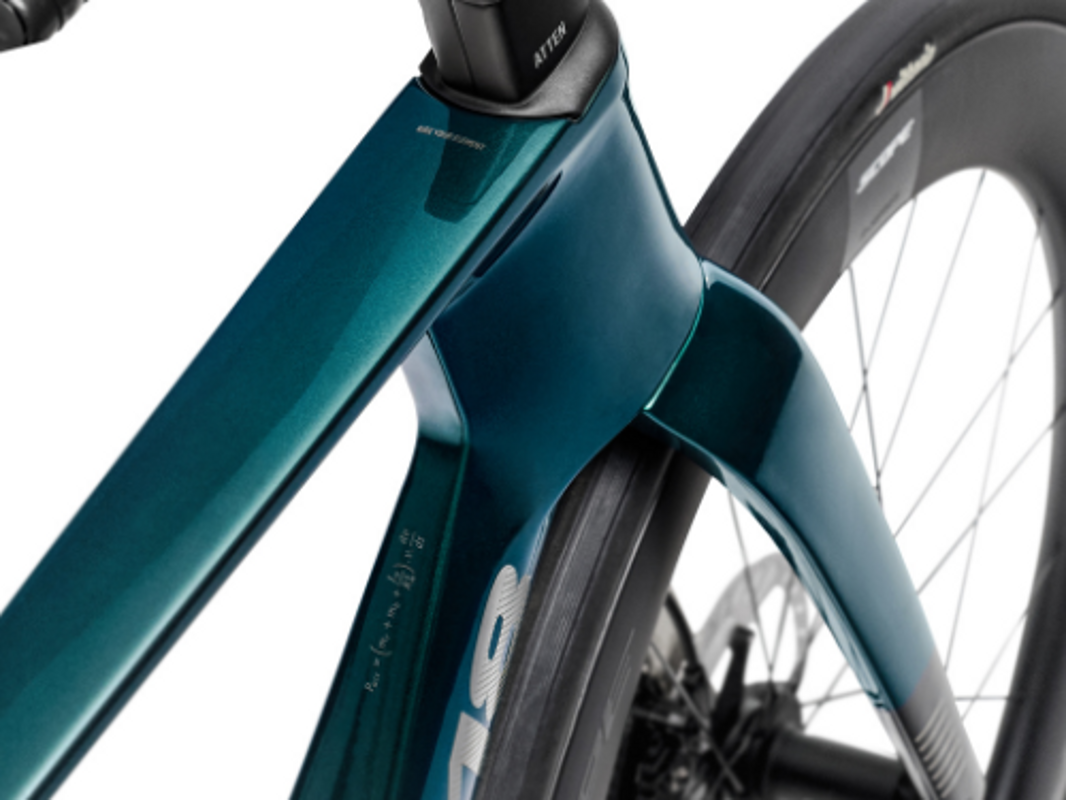 Flow-optimised headtube on the Argon 18 Nitrogen
