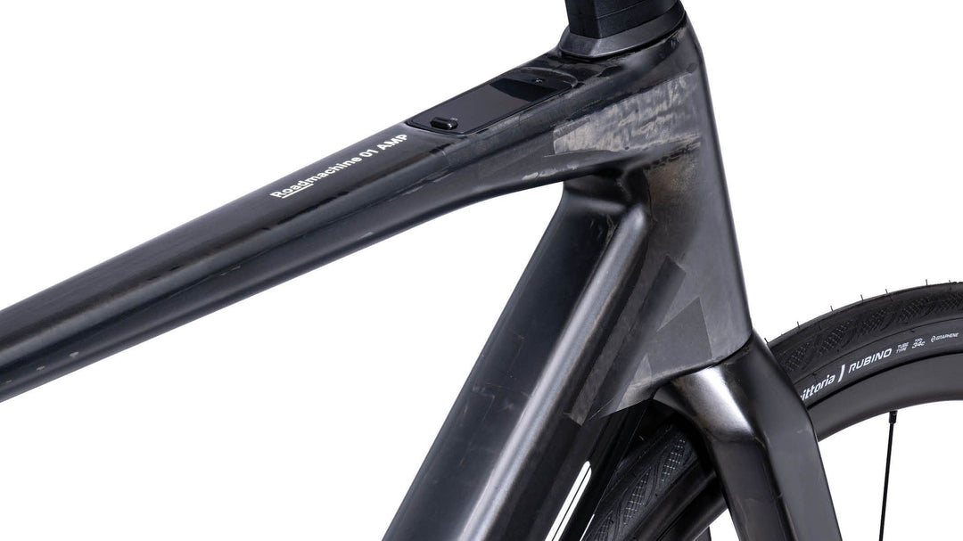 BMC Roadmachine 01 AMP ONE e-road bike in Black Carbon, view 5 of 5