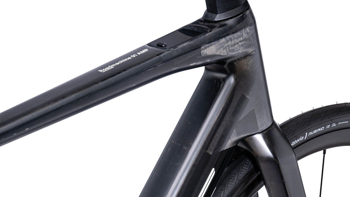BMC Roadmachine 01 AMP ONE e-road bike in Black Carbon, view 5 of 5