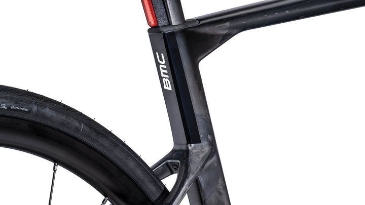 BMC Roadmachine 01 AMP ONE e-road bike in Black Carbon, view 4 of 5