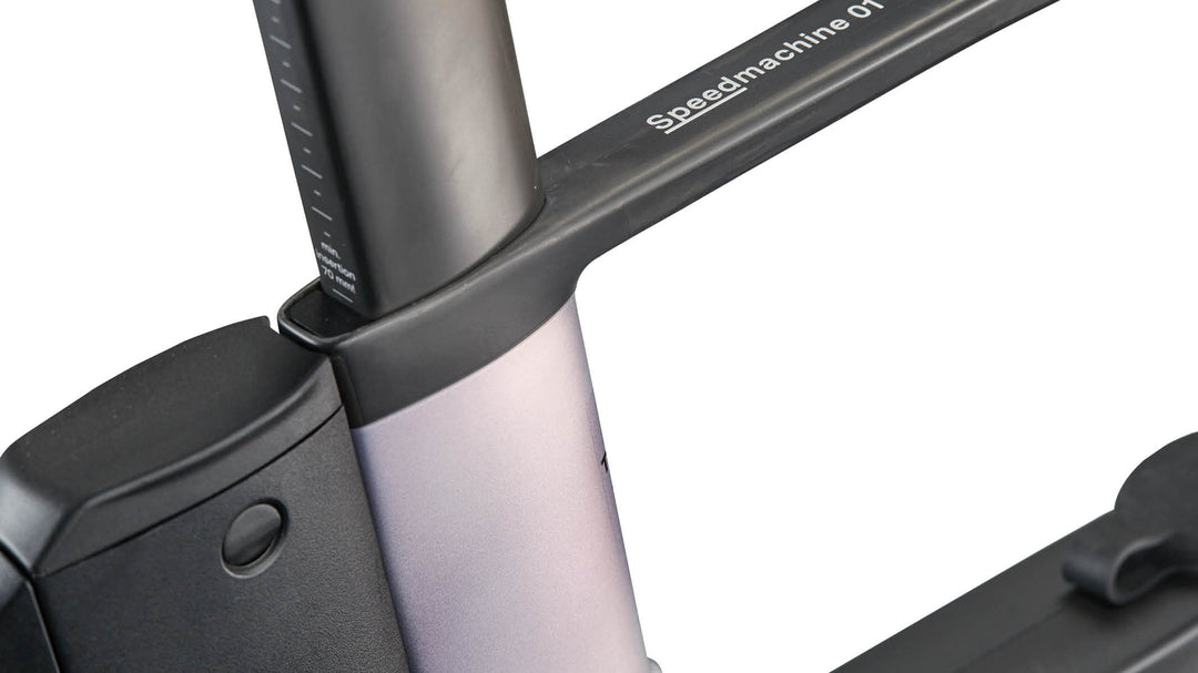 BMC Speedmachine 01 THREE time trial bike in Carbon / Chameleon Silver, view 4 of 5