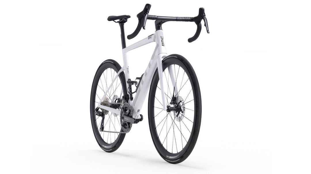 BMC Teammachine 01 AMP TWO e-road bike in Metallic White, view 2 of 5