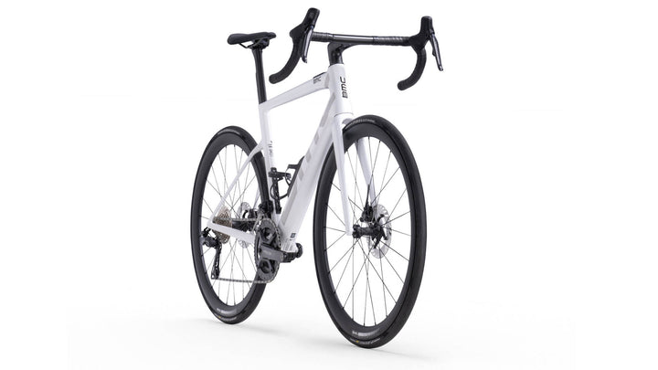 BMC Teammachine 01 AMP TWO e-road bike in Metallic White, view 2 of 5