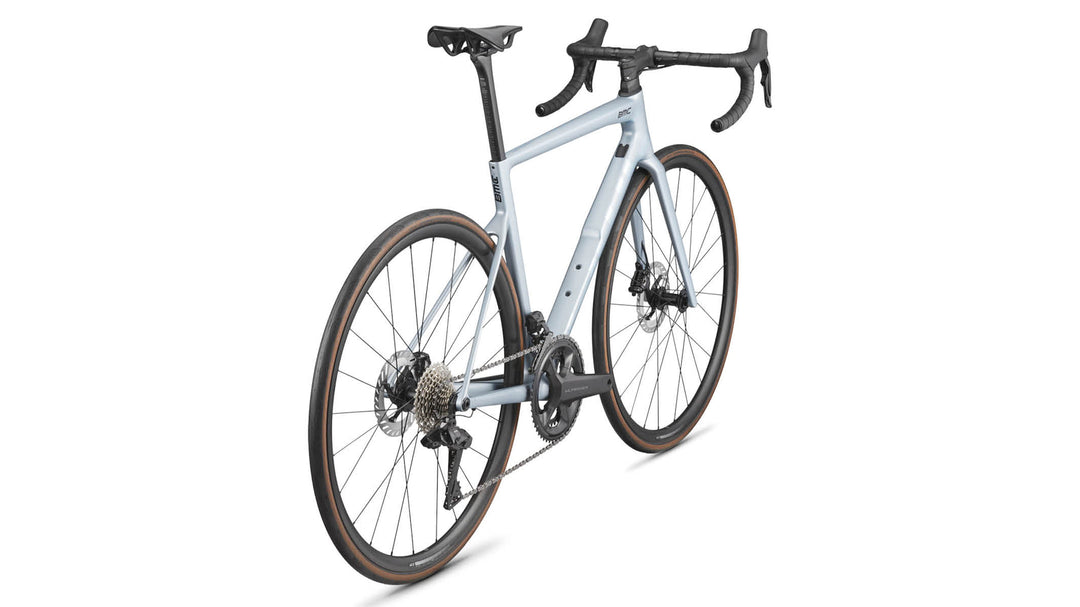 BMC Teammachine SLR ONE road bike in Light Blue Chrome, view 3 of 5