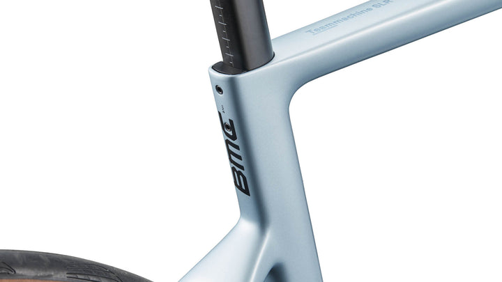BMC Teammachine SLR ONE road bike in Light Blue Chrome, view 5 of 5