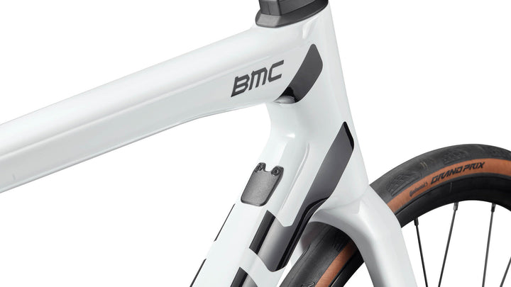 BMC Teammachine SLR THREE road bike in Cool White, view 4 of 5