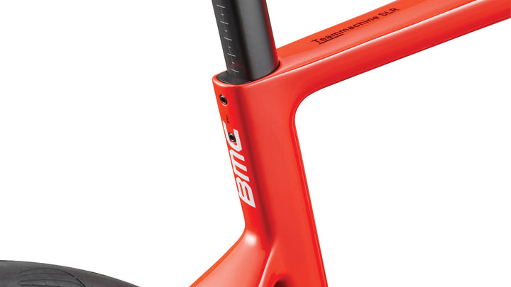 BMC Teammachine SLR TWO road bike in Neon Red, view 5 of 5