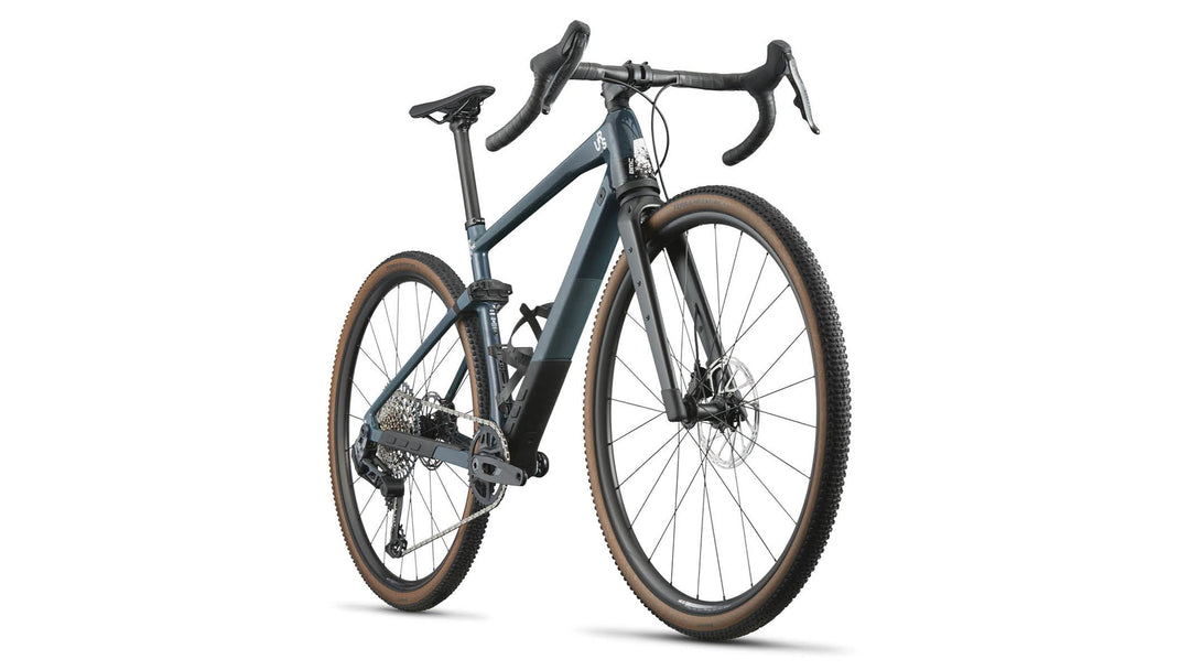 BMC URS 01 LT ONE gravel bike in Haze Carbon / Black, view 2 of 5
