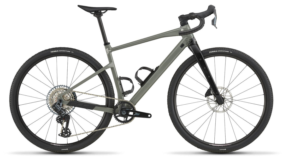 BMC URS ONE gravel bike in Sage Green, view 1 of 5