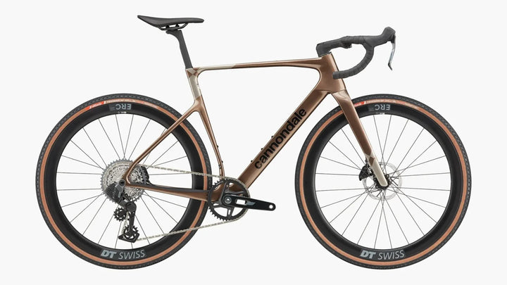Cannondale SuperX 3 gravel race bike in Burnt Oxide, view 1 of 8