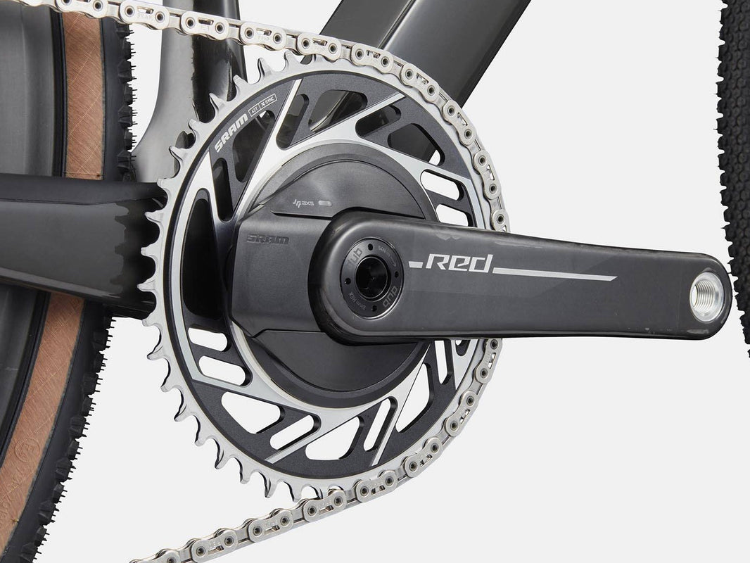 SRAM RED XPLR AXS power meter crankset on the SuperX LAB71