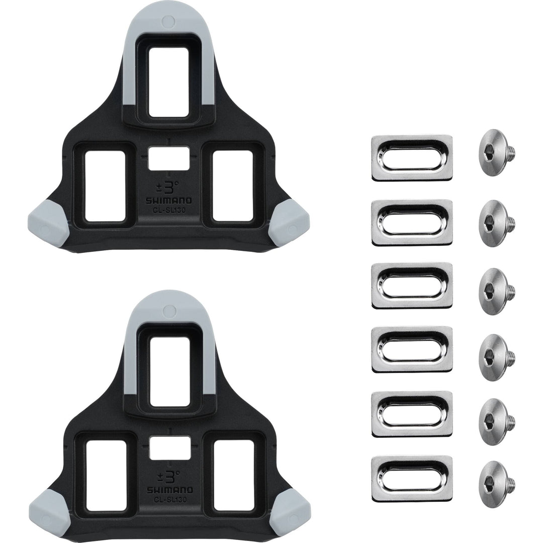 Shimano SPD-SLR CL-SL130 cleats - Grey, wide mounting range