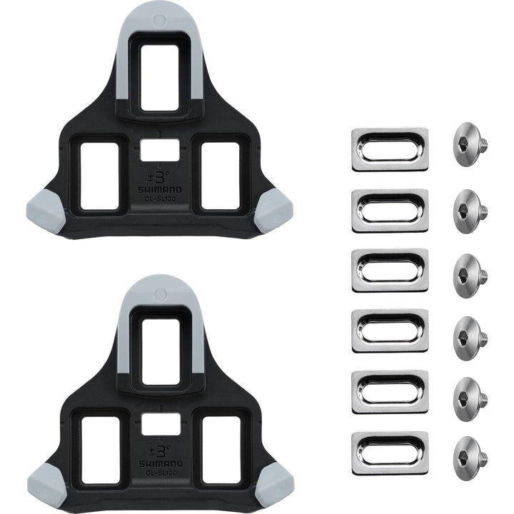 Shimano SPD-SLR CL-SL130 cleats - Grey, wide mounting range