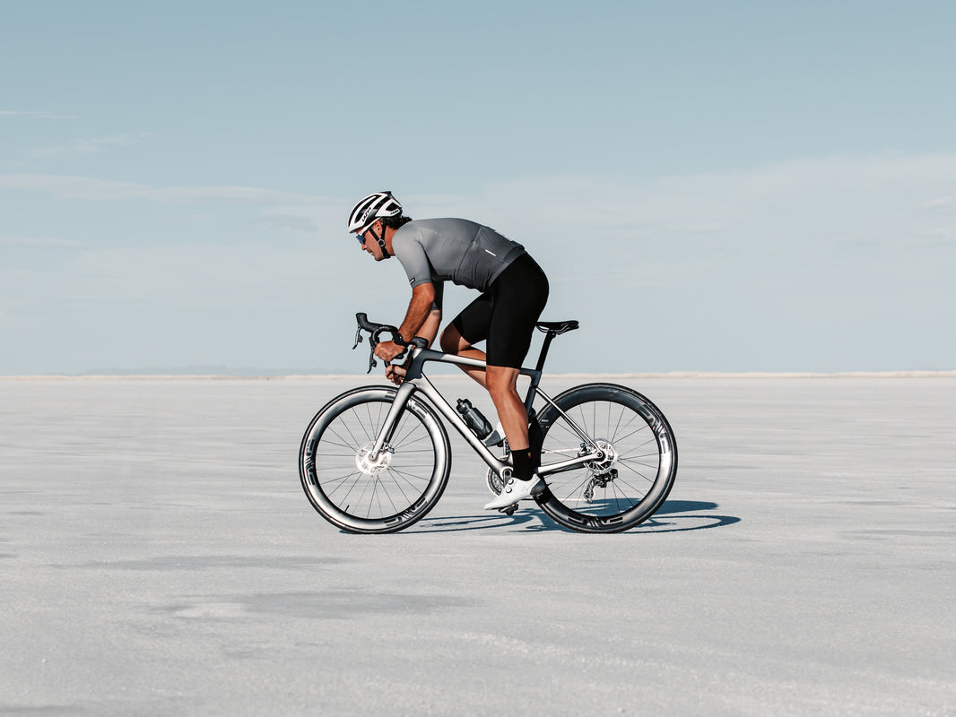 Rider on an ENVE Melee on the salt flats