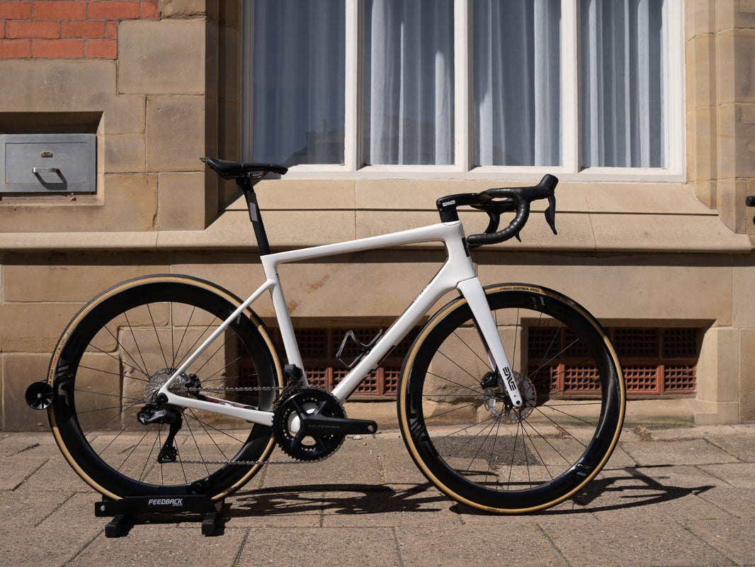 ENVE Melee Ultegra build in Slipstream White outside Velo Edge