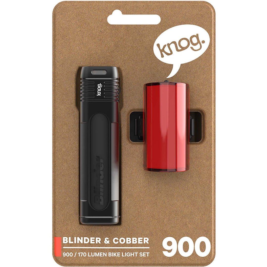 Knog Blinder Pro 900 + Mid Cobber Rear - Light Set