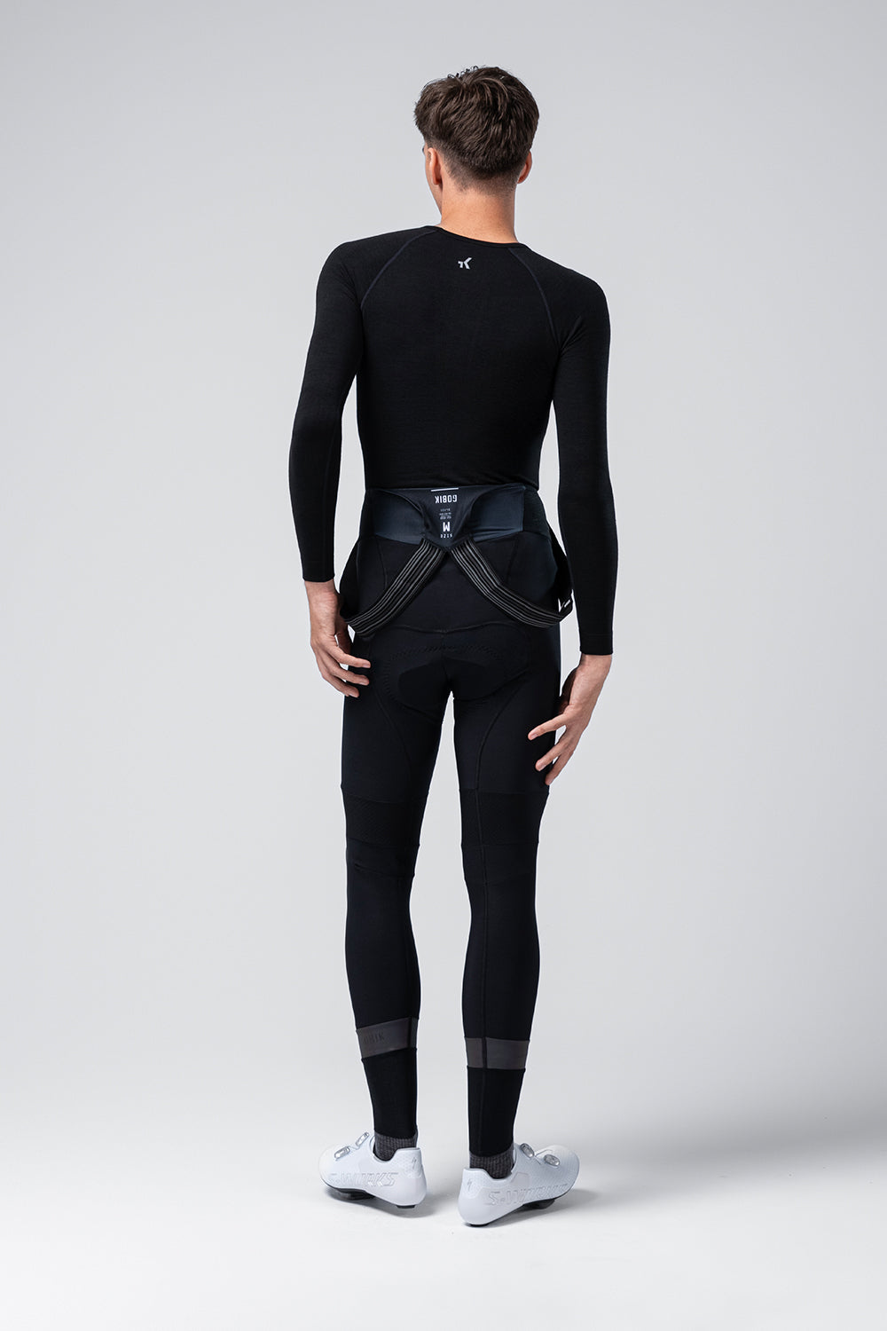 Gobik Winter Merino Long Sleeve Base Layer Coal - front