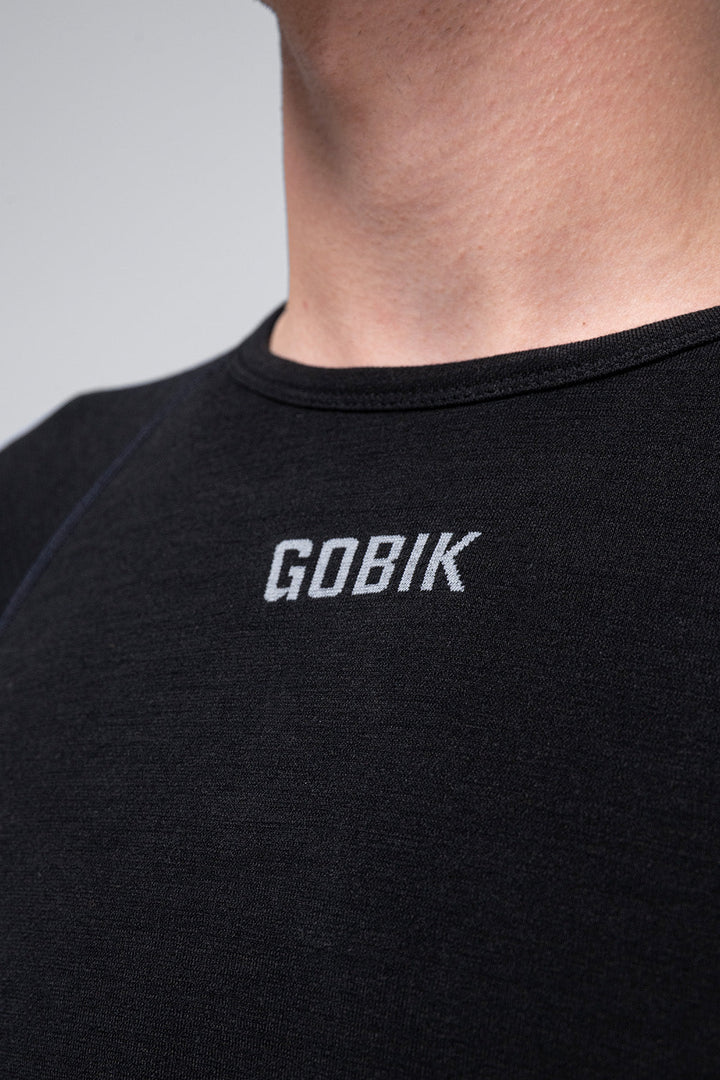 Gobik Winter Merino Long Sleeve Base Layer Coal - back