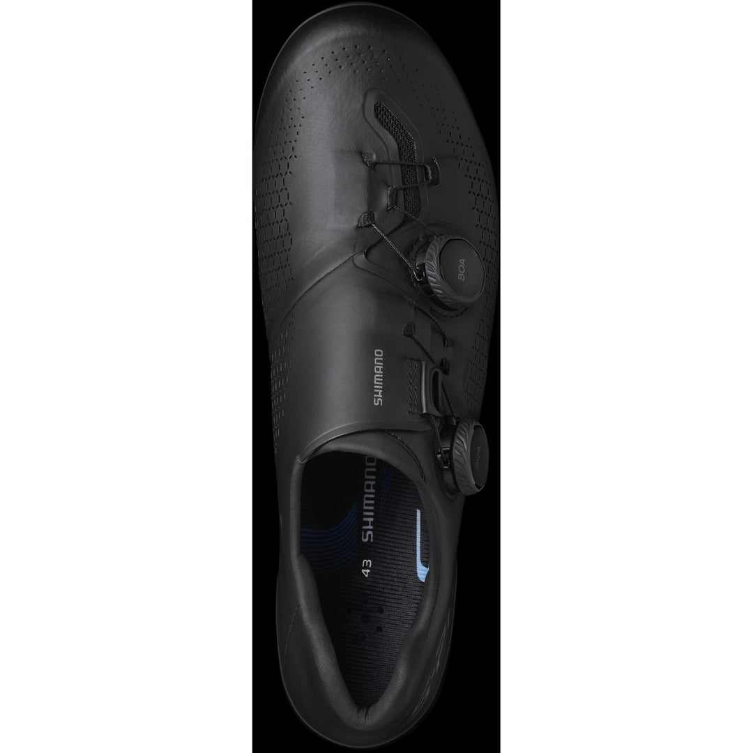 Shimano S-Phyre RC9 (RC910) Road Shoes - Black, top view