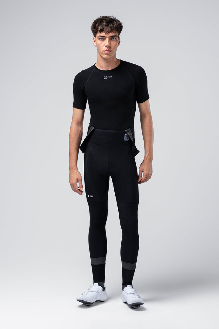 Gobik Winter Merino Short Sleeve Base Layer Coal - detail