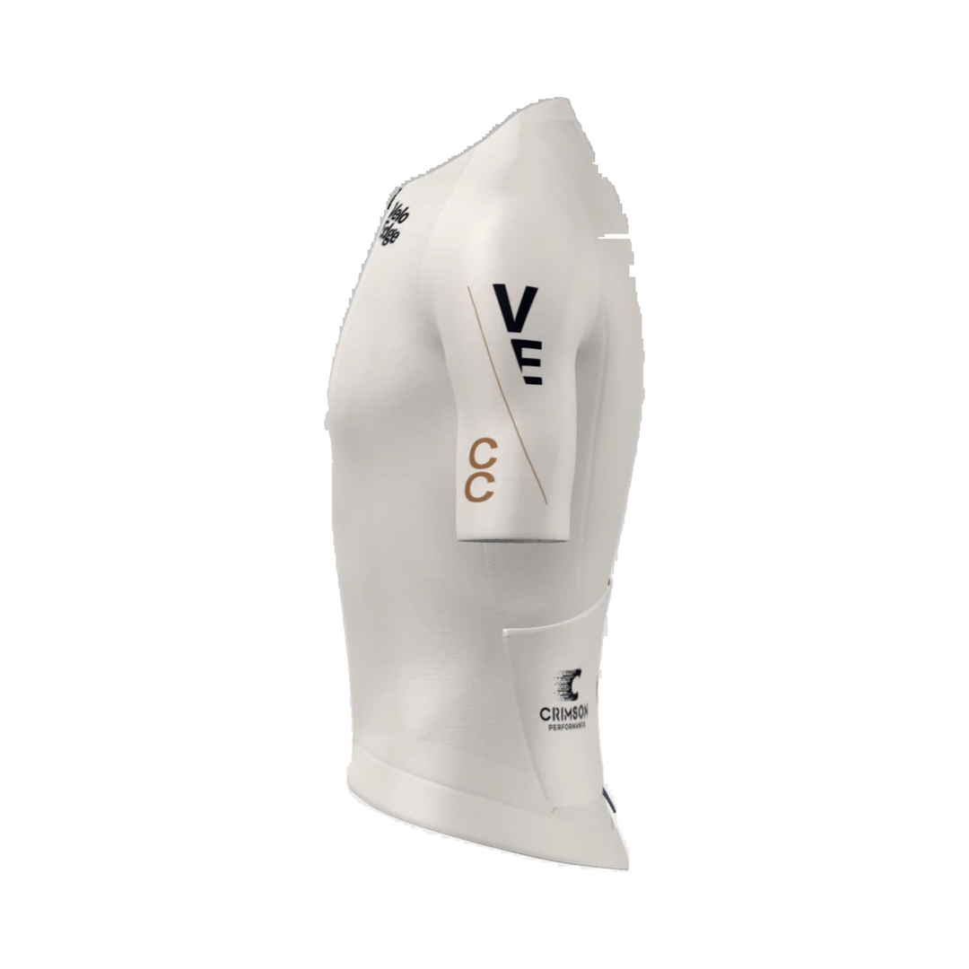 Velo Edge CC Aero Jersey, side view showing rear pocket