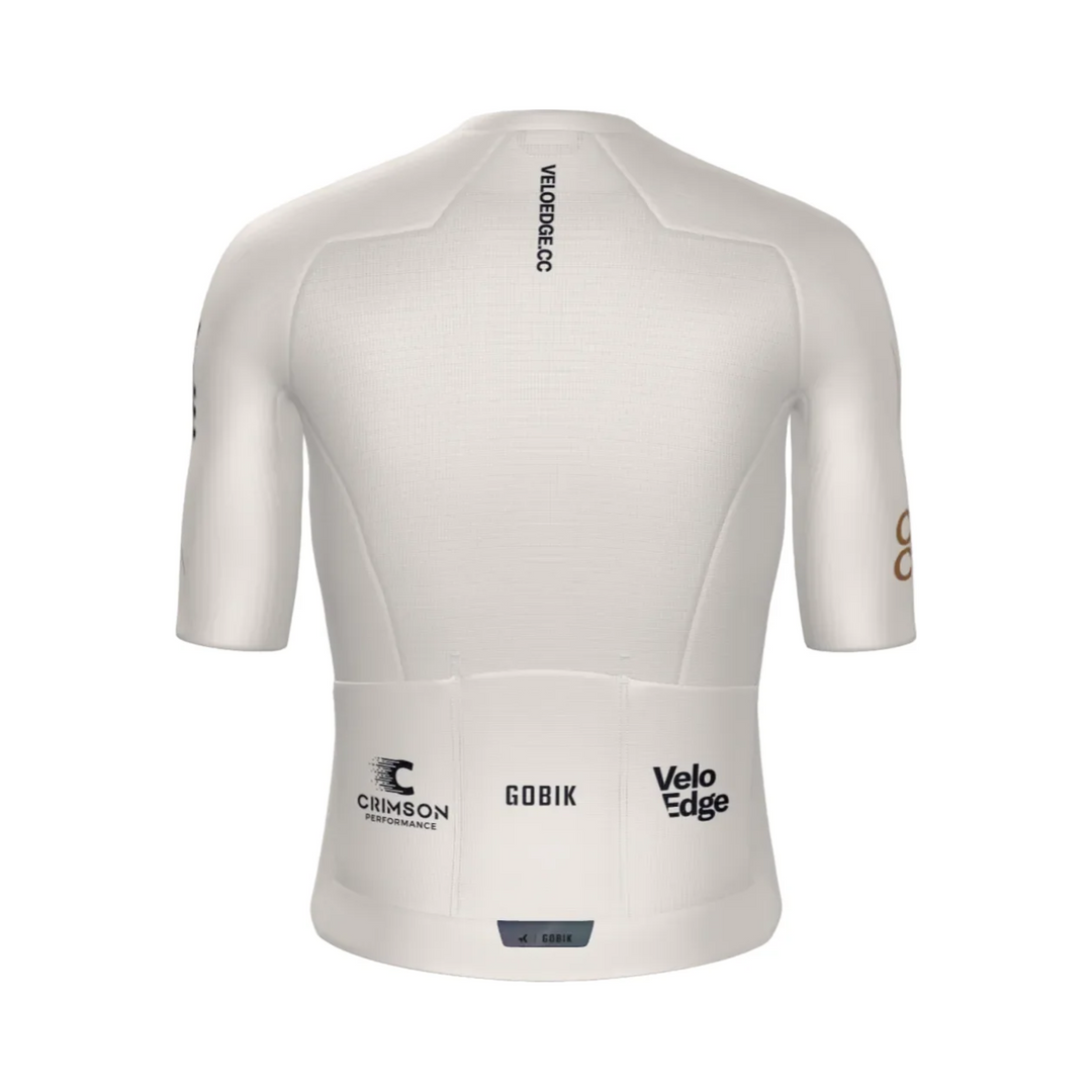 Velo Edge CC Jersey in white, side view