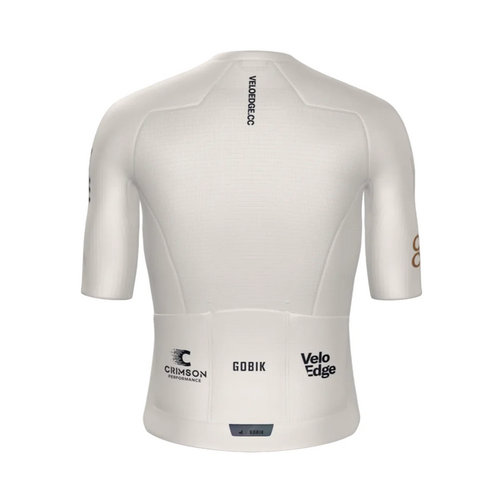 Velo Edge CC Jersey in white, side view