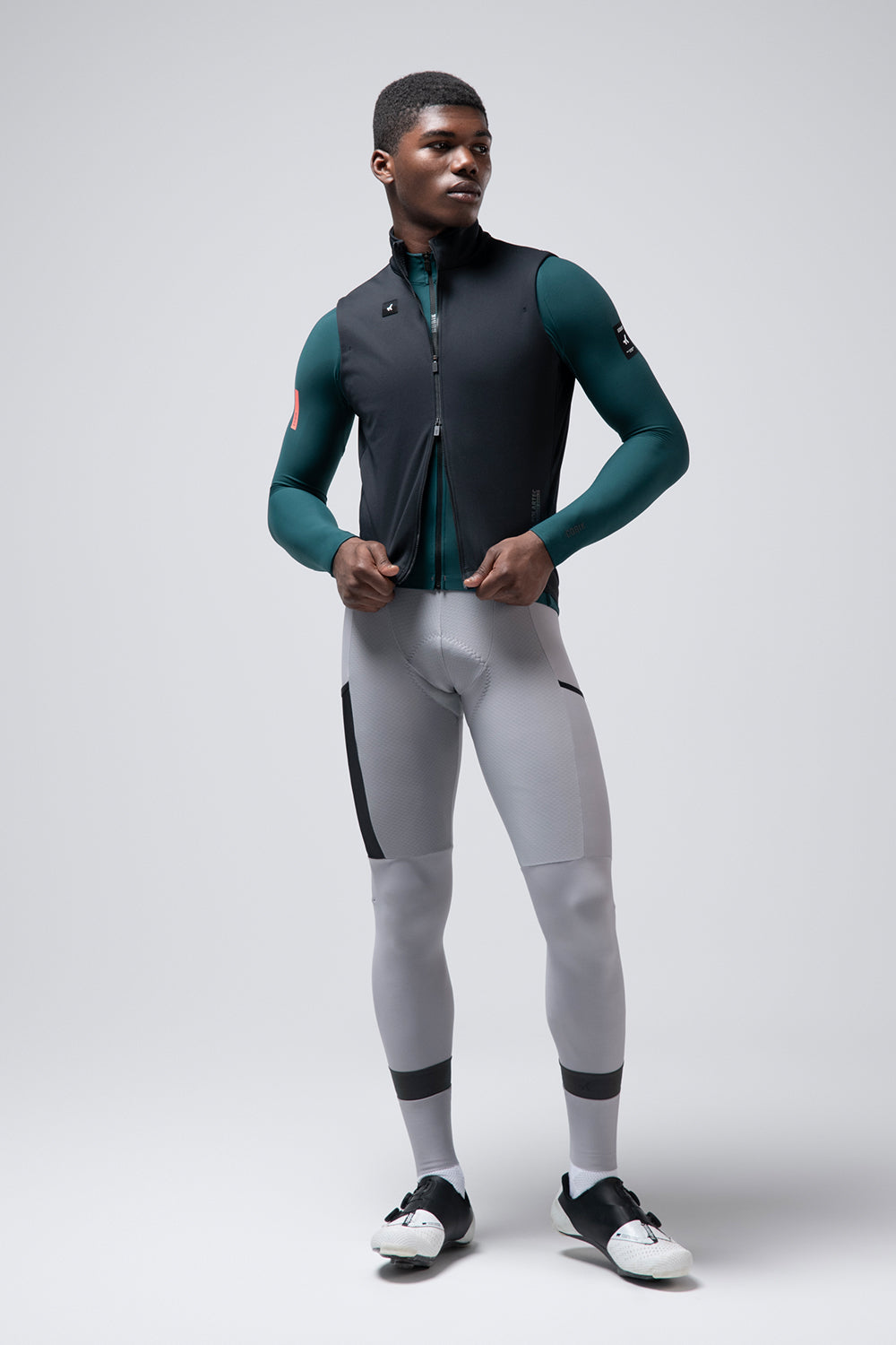 Gobik Pathfinder Thermal Vest Ink Black - front